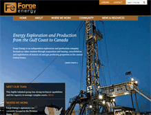 Tablet Screenshot of forgenergy.com